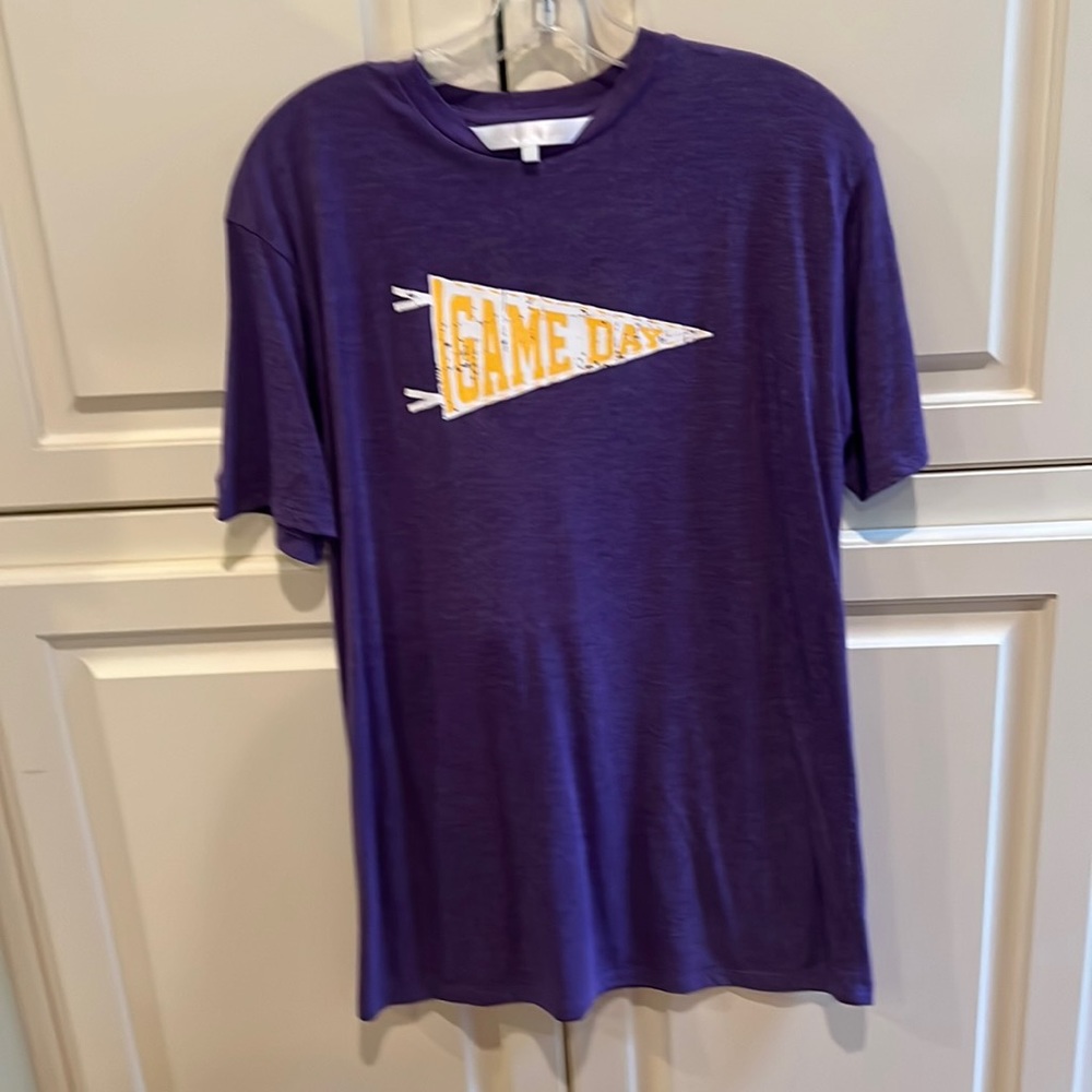 Distressed Banner Game Day T shirt